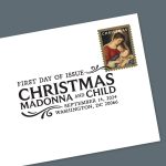 Christmas Madonna and Child Stamps