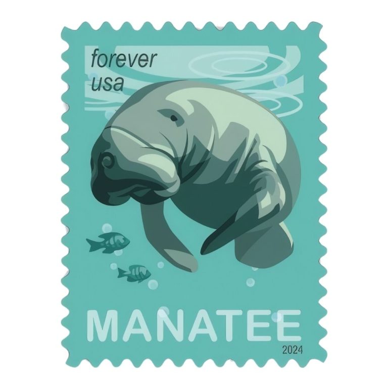 Save Manatees Stamps