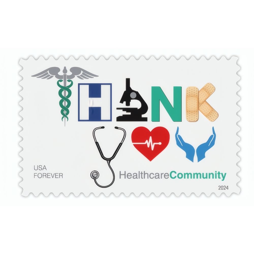 Thank You, Healthcare Community 2024 Stamps Thank You, Healthcare Community 2024 Stamps