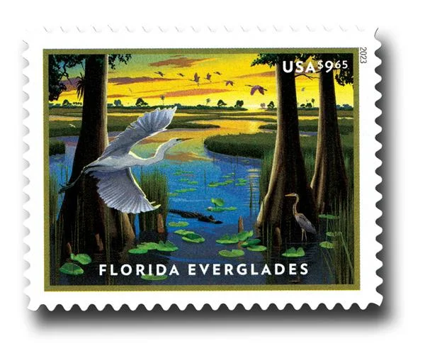 $9.65 Florida Everglades Stamps
