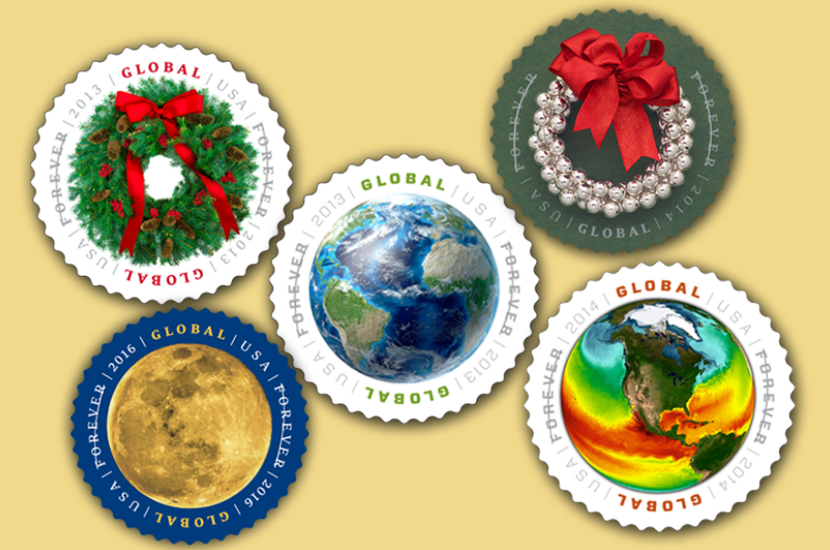 What are the differences between Forever Stamp and Global Stamp