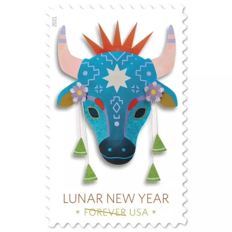 2021 Lunar New Year: Year Of The Ox stamps