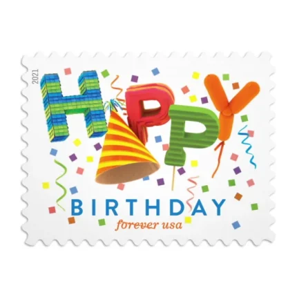 Happy Birthday 2021 Stamps