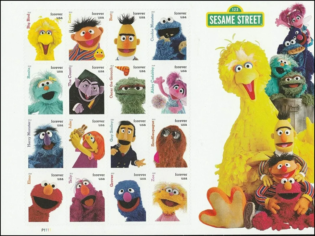 Sesame Street Stamps