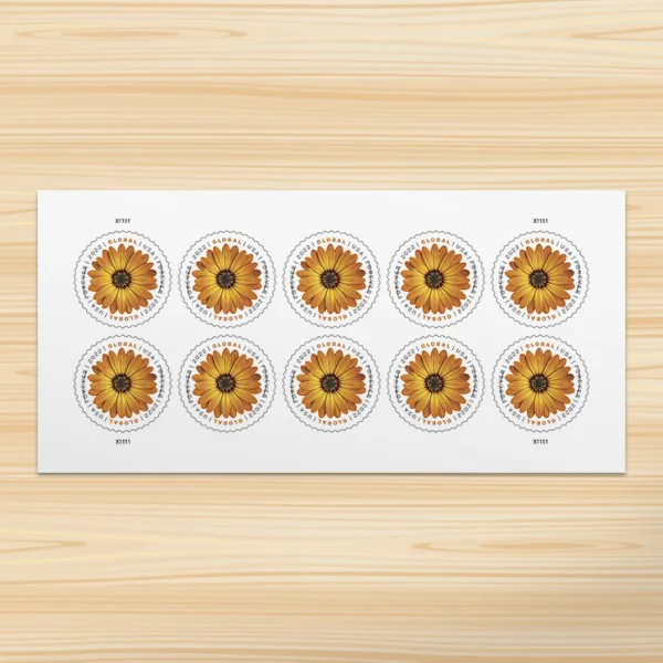 Global: African Daisy Stamps