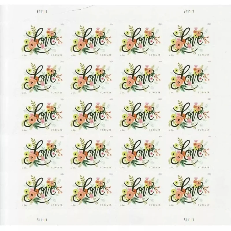 Love Flourishes Stamps
