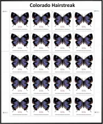 Colorado Hairstreak Stamps