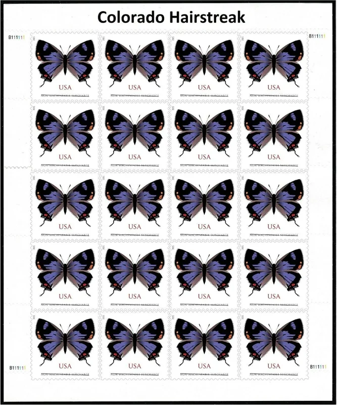 Colorado Hairstreak Stamps