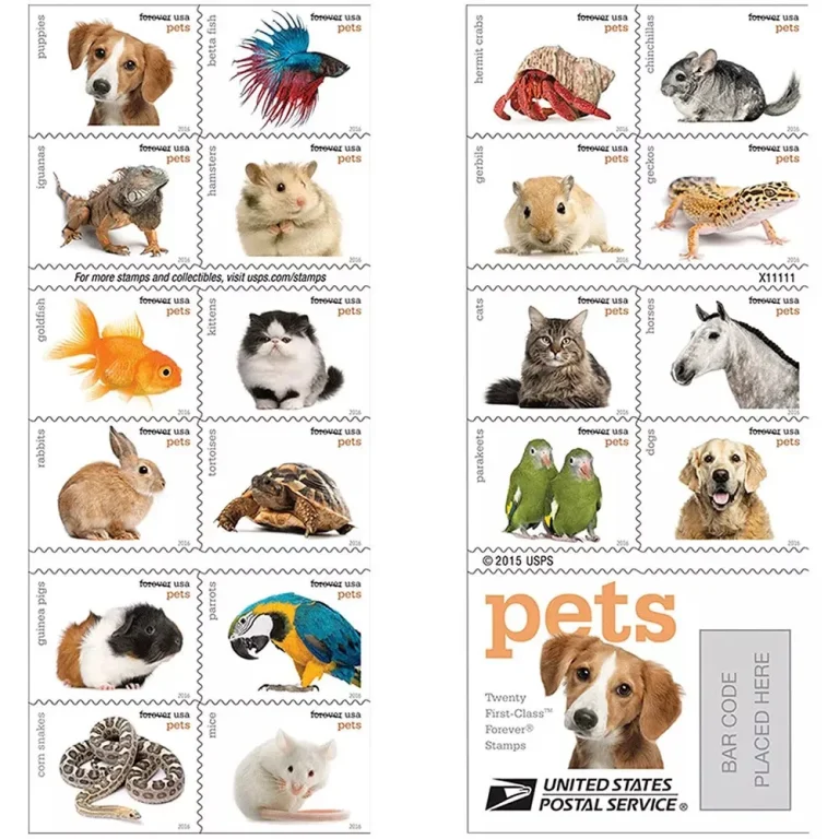 Pets Celebrate Animals Stamps