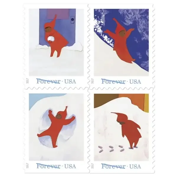 The Snowy Day Stamps