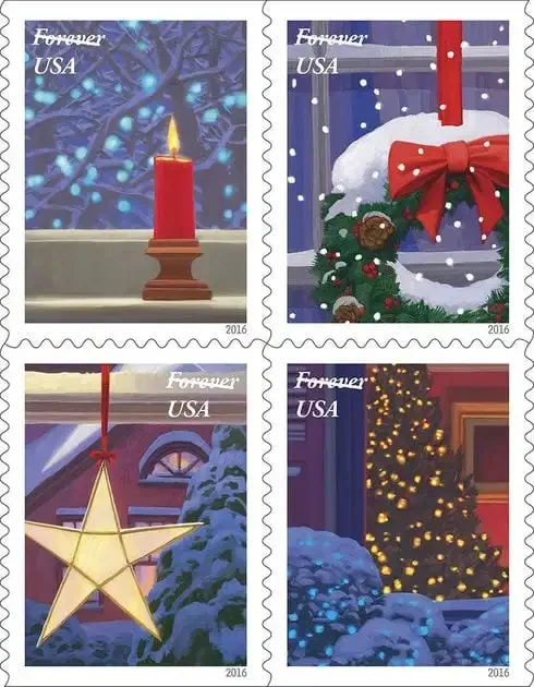 Holiday Windows Stamps
