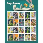 Bugs Bunny Rabbit stamps