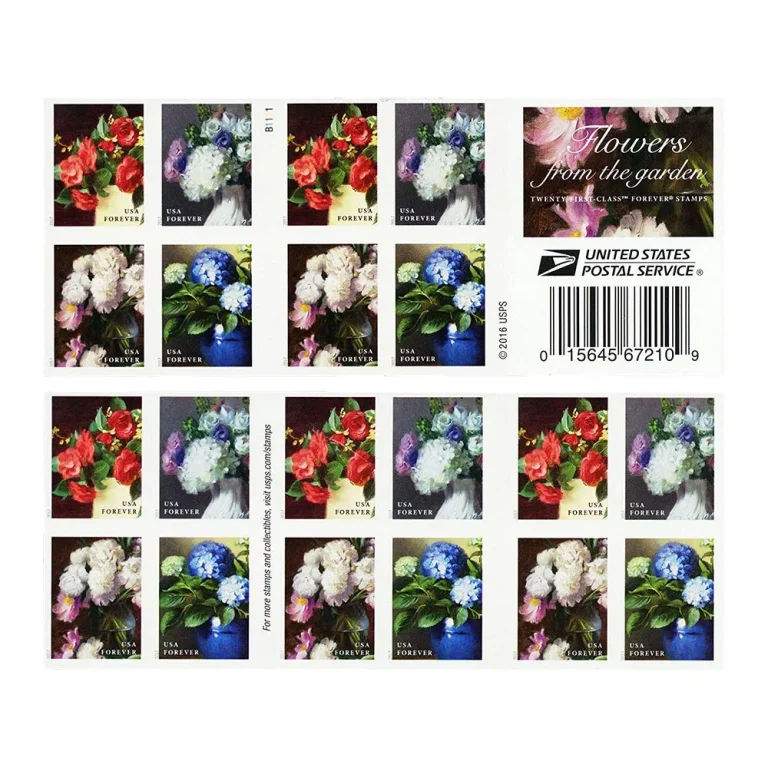 Flowers from the Garden Stamps