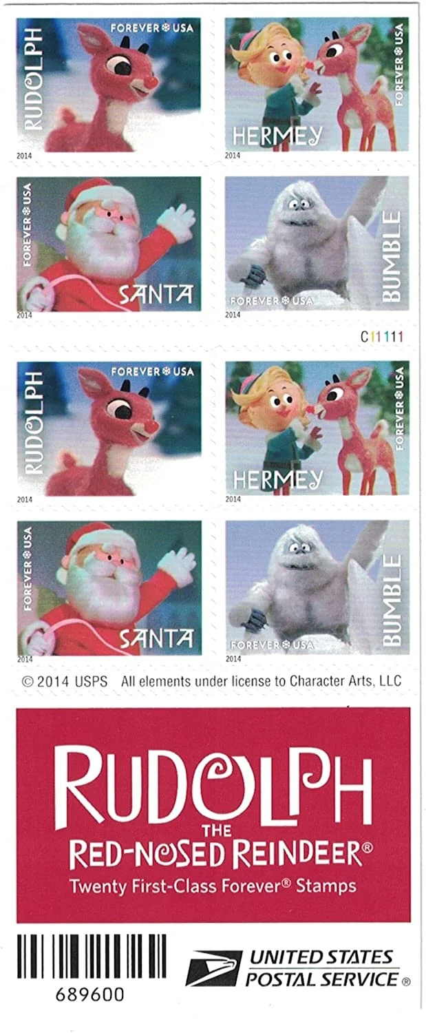 Rudolph the Red-Nosed Reindeer Stamps