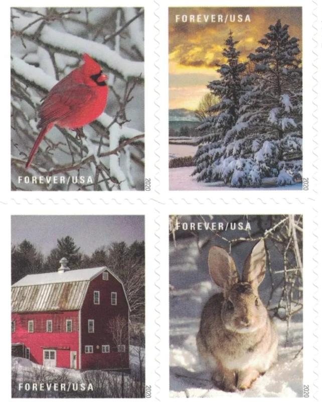 Winter Scenes Stamps