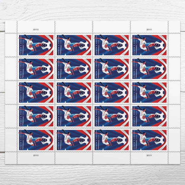 Women's Soccer Stamps